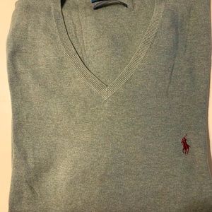 Polo by RalphLauren V-neck Pima Cotton sweater.2XL